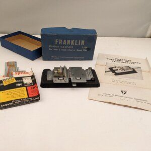 FRANKLIN Standard Film Splicer for 8 & 16 mm Silent or Sound Film | S-100 | USED